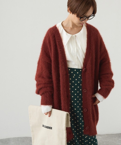 forksy.（フォルクシー）の「【forksy.】ビッグセーラーカラーオーバーサイズシャツ（シャツ/ブラウス・レディース・ブラック/オフホワイト・FREE）」の10枚目の写真