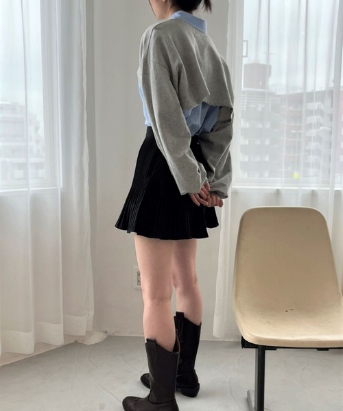 ALAND（エーランド）の「3.3 Field Trip／BOLEROクループルオーバー　2164229（スウェット・レディース・ブラック/グレー/ネイビー・FREE）」の18枚目の写真