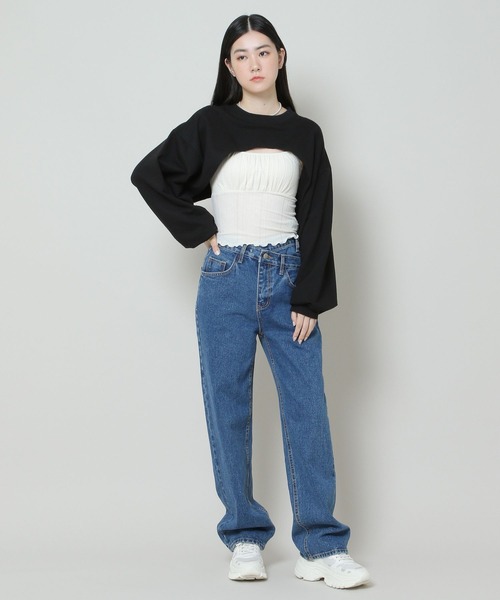 ALAND（エーランド）の「3.3 Field Trip／BOLEROクループルオーバー　2164229（スウェット・レディース・ブラック/グレー/ネイビー・FREE）」の4枚目の写真