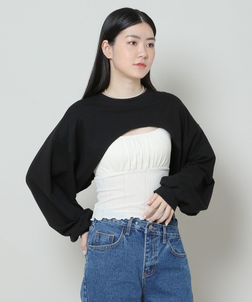 ALAND（エーランド）の「3.3 Field Trip／BOLEROクループルオーバー　2164229（スウェット・レディース・ブラック/グレー/ネイビー・FREE）」の15枚目の写真