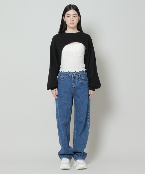 ALAND（エーランド）の「3.3 Field Trip／BOLEROクループルオーバー　2164229（スウェット・レディース・ブラック/グレー/ネイビー・FREE）」の12枚目の写真