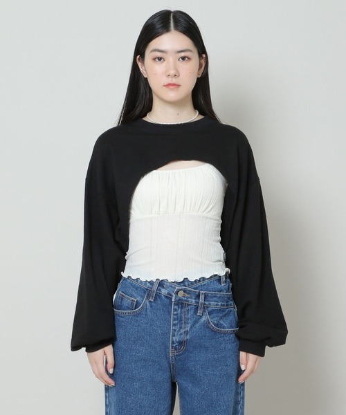 ALAND（エーランド）の「3.3 Field Trip／BOLEROクループルオーバー　2164229（スウェット・レディース・ブラック/グレー/ネイビー・FREE）」の9枚目の写真