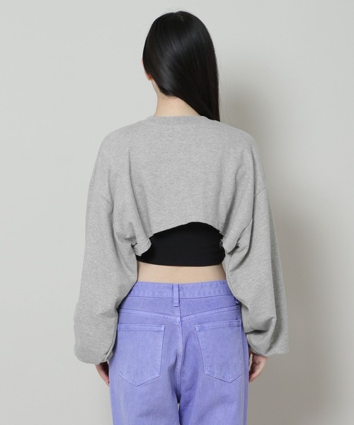 ALAND（エーランド）の「3.3 Field Trip／BOLEROクループルオーバー　2164229（スウェット・レディース・ブラック/グレー/ネイビー・FREE）」の7枚目の写真
