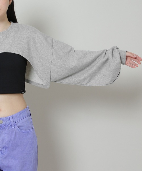 ALAND（エーランド）の「3.3 Field Trip／BOLEROクループルオーバー　2164229（スウェット・レディース・ブラック/グレー/ネイビー・FREE）」の14枚目の写真