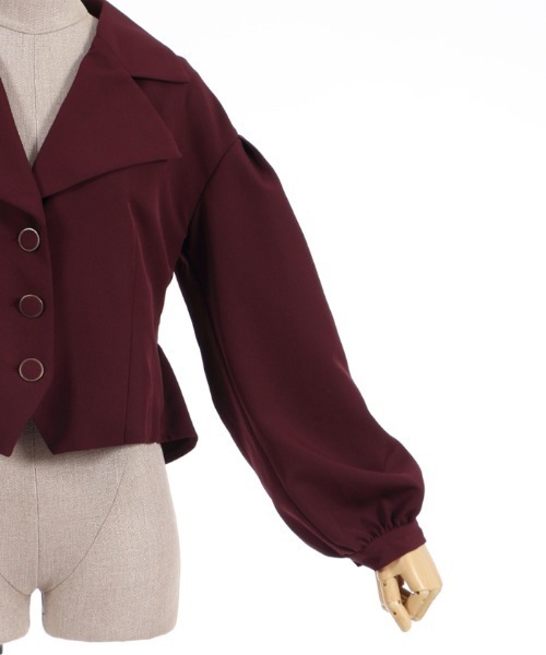 axes femme POETIQUE（アクシーズファムポエティック）の「ビットバックデザインジャケット（その他アウター・レディース・ブラック/レッド/グレー・MEDIUM）」の12枚目の写真