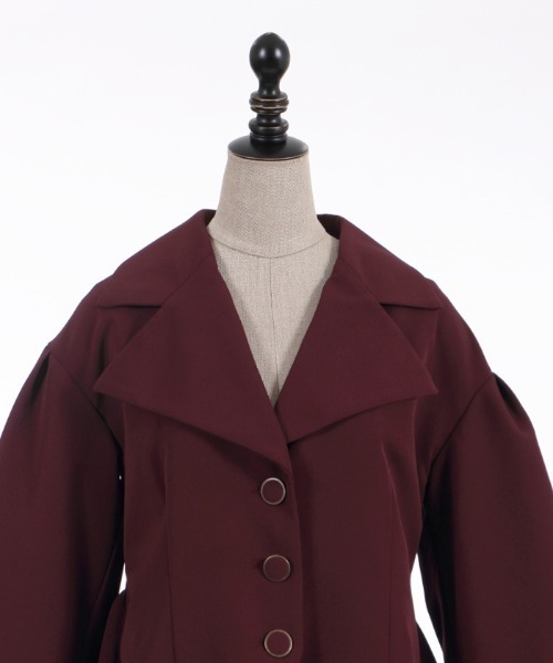 axes femme POETIQUE（アクシーズファムポエティック）の「ビットバックデザインジャケット（その他アウター・レディース・ブラック/レッド/グレー・MEDIUM）」の5枚目の写真