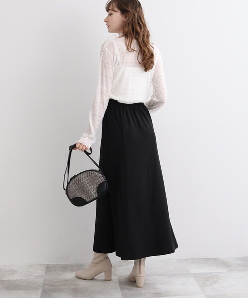 Cutie Blonde(キューティーブロンド)の「◆シアーハイネックトップス(Tシャツ/カットソー・レディース・ホワイト系/ブラック・01/02/03)」の20枚目の写真