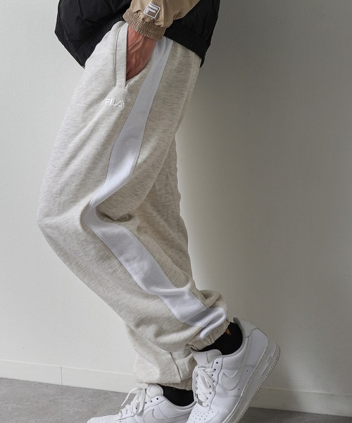FILA(フィラ)の「【FILA】 サイドライン 裏毛 スウェットパンツ(スウェットパンツ・メンズ・ネイビー/ブラック/スミクロ/アッシュ・X-LARGE/LARGE/MEDIUM)」の21枚目の写真