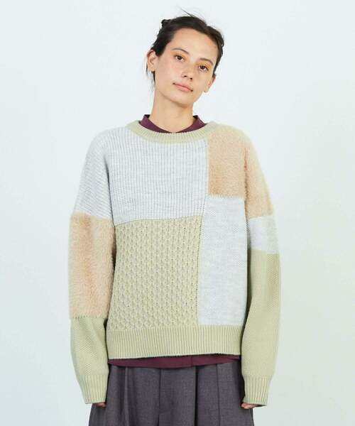 Frapbois フラボア パッチワークニット デザインニット Www Juliapalacin Es