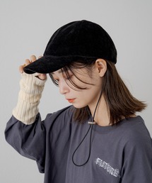 Kastane | 紐付きベロアCAP(キャップ)