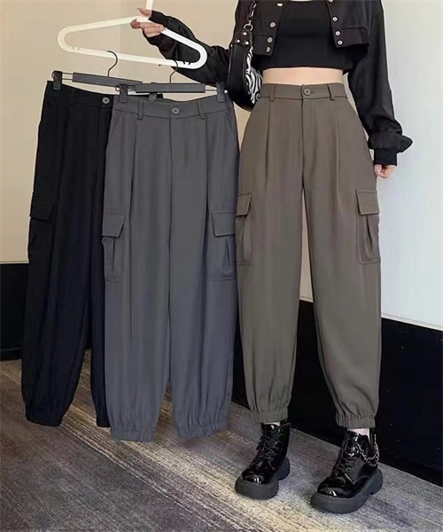 Dream garden（ドリームガーデン）の「カーゴパンツ（カーゴパンツ・レディース・カーキ/グレー/ブラック・M/XL/S/L）」の21枚目の写真