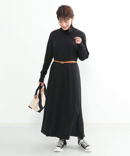 LBC(エルビーシー)の「タートルリブカットワンピース(ワンピース・レディース・オフホワイト/ブラック・M)」の18枚目の写真