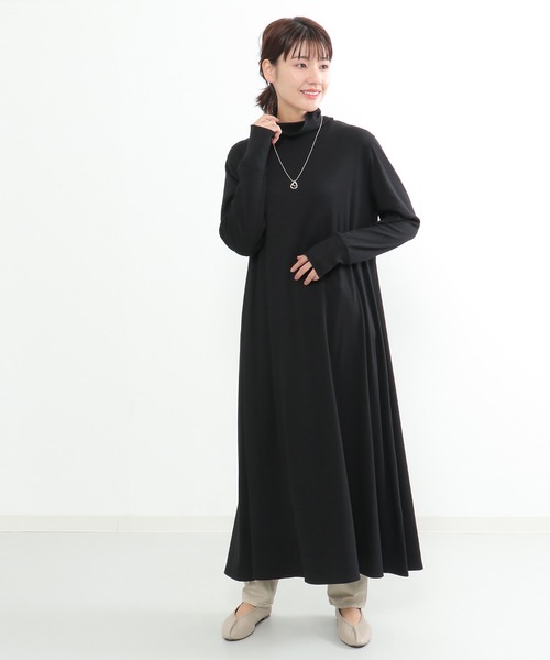 LBC(エルビーシー)の「タートルリブカットワンピース(ワンピース・レディース・オフホワイト/ブラック・M)」の10枚目の写真