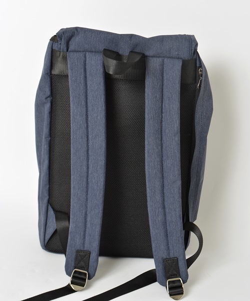 SHIPS JET BLUE(シップスジェットブルー)の「SHIPS JET BLUE(シップス ジェットブルー): バックパック 15SS■(バックパック/リュック・メンズ・ブラック/ネイビー・ONE SIZE)」の7枚目の写真
