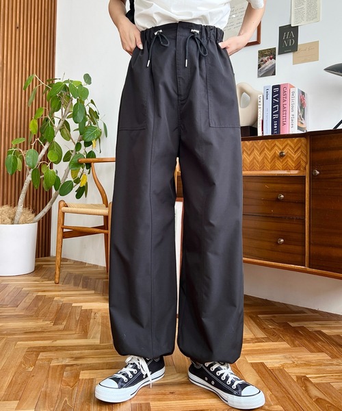 本日限定　JUNYA WATANABE ブラック ワークパンツ S パラシュート JUNYA WATANABE ブラック ワークパンツ S パラシュート