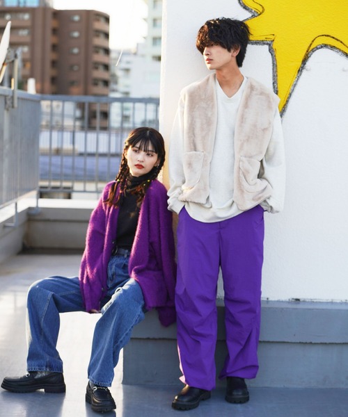 re_k by JUNRED(レクバイジュンレッド)の「re_k by JUNRED / ルーズファーベスト(ベスト・メンズ・ブラウン/ブラック/ベージュ・M/L)」の17枚目の写真