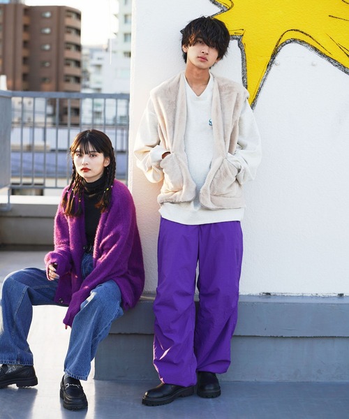 re_k by JUNRED(レクバイジュンレッド)の「re_k by JUNRED / ルーズファーベスト(ベスト・メンズ・ブラウン/ブラック/ベージュ・M/L)」の18枚目の写真