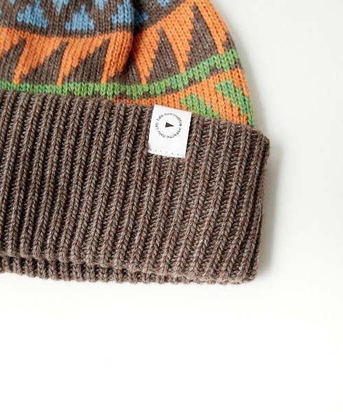 halo commodity（ハロ　コモディティー）の「[HALO COMMODITY/ハロ コモディティー] OTTER WATCH ボンボンニットキャップ（ニットキャップ/ビーニー・レディース・グレー/モカ・F）」の20枚目の写真