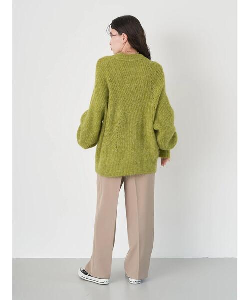 earth music&ecology（アースミュージックアンドエコロジー）の「ハイウエスト2タックパンツ（その他パンツ・レディース・ブルー系その他7/ブラック/アイボリー/ライトピンク/ベージュ・S/M）」の19枚目の写真