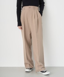 earth music&ecology | ハイウエスト2タックパンツ(その他パンツ)