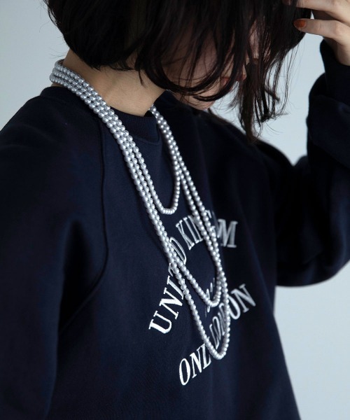 marjour(マージュール)の「NAVAJO PEARL NECKLACE(ネックレス・レディース・ライトグレー・FREE)」の3枚目の写真