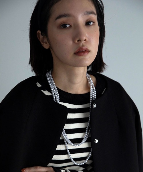 marjour(マージュール)の「NAVAJO PEARL NECKLACE(ネックレス・レディース・ライトグレー・FREE)」の6枚目の写真