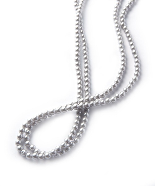 marjour(マージュール)の「NAVAJO PEARL NECKLACE(ネックレス・レディース・ライトグレー・FREE)」の9枚目の写真