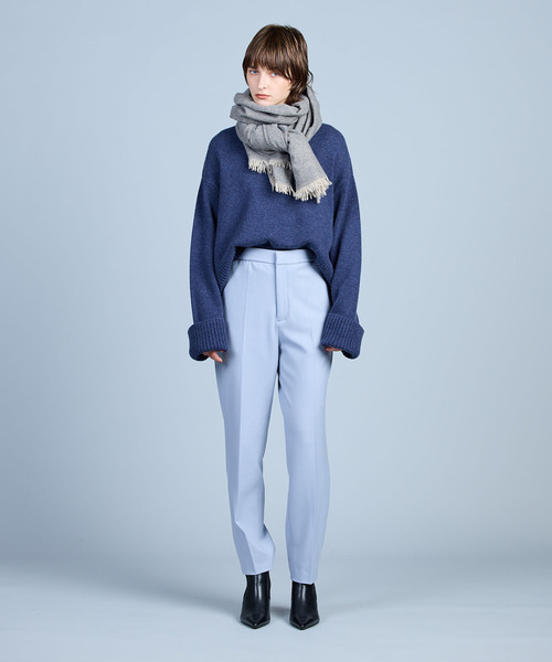 N.O.R.C by the line(ノークバイザライン)の「カラースラックス(スラックス・レディース・オフホワイト/サックスブルー/ピンク/ブラック・S/M/L)」の10枚目の写真