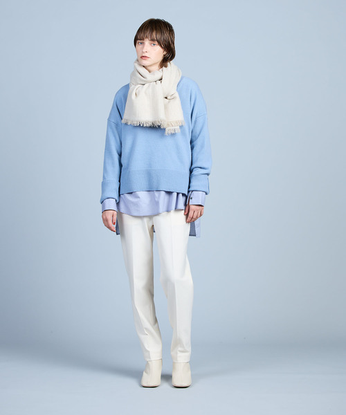 N.O.R.C by the line(ノークバイザライン)の「カラースラックス(スラックス・レディース・オフホワイト/サックスブルー/ピンク/ブラック・S/M/L)」の21枚目の写真