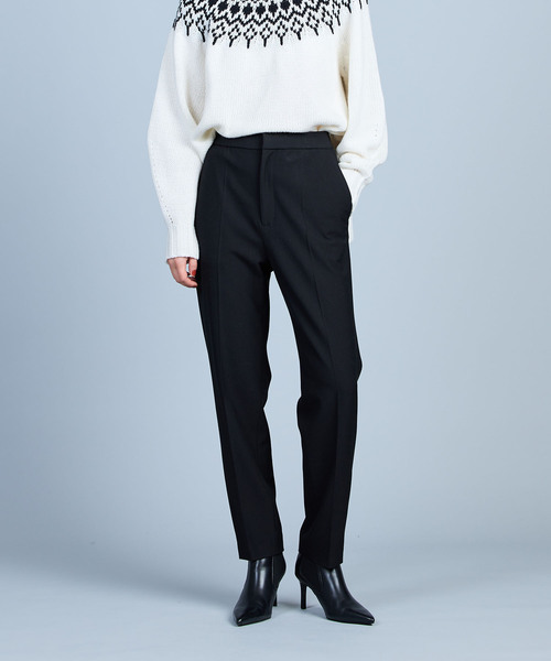 N.O.R.C by the line(ノークバイザライン)の「カラースラックス(スラックス・レディース・オフホワイト/サックスブルー/ピンク/ブラック・S/M/L)」の11枚目の写真