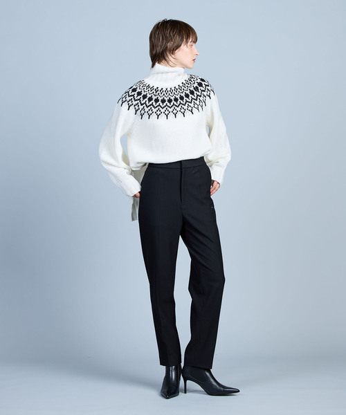 N.O.R.C by the line(ノークバイザライン)の「カラースラックス(スラックス・レディース・オフホワイト/サックスブルー/ピンク/ブラック・S/M/L)」の18枚目の写真