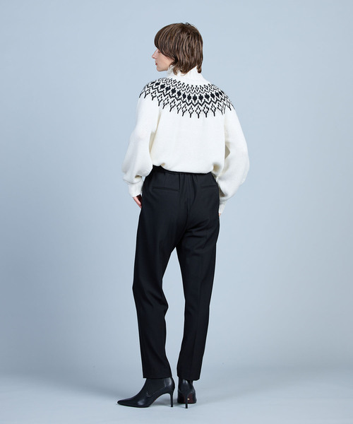 N.O.R.C by the line(ノークバイザライン)の「カラースラックス(スラックス・レディース・オフホワイト/サックスブルー/ピンク/ブラック・S/M/L)」の15枚目の写真