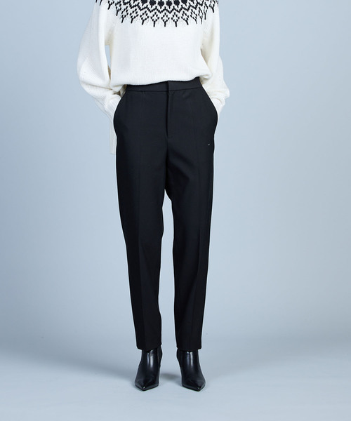 N.O.R.C by the line(ノークバイザライン)の「カラースラックス(スラックス・レディース・オフホワイト/サックスブルー/ピンク/ブラック・S/M/L)」の1枚目の写真