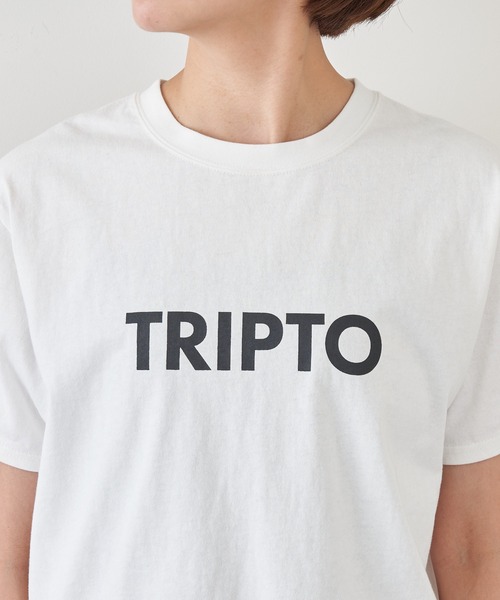 GALLARDAGALANTE(ガリャルダガランテ)の「ロゴTシャツ《TRIPTO》(Tシャツ/カットソー・レディース・ホワイト/ブラウン/ベージュ/ホワイト系その他2・FREE)」の15枚目の写真