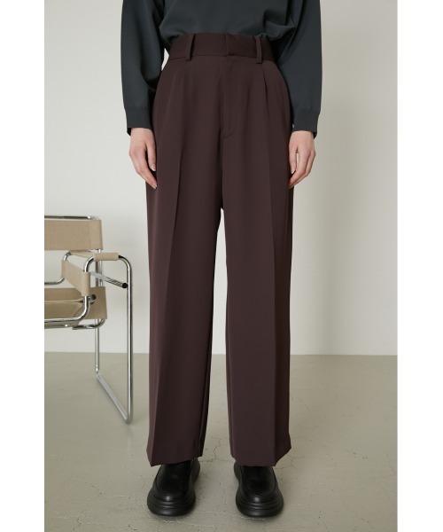 RIM.ARK（リムアーク）の「Mannish straight PT（スラックス・レディース・ダークブルー/ダークブラウン/ブラック/ベージュ・36/38）」の20枚目の写真