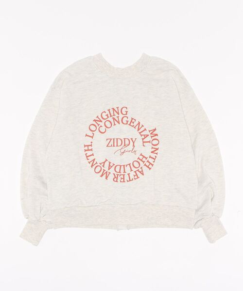 ZIDDY(ジディ)の「ZIDDY/【 前後着用可能 】 2WAY ロゴ カーディガン (130~160cm)(カーディガン/ボレロ・キッズ・オフホワイト/グリーン・150/130/140/160)」の9枚目の写真