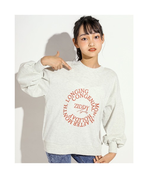 ZIDDY(ジディ)の「ZIDDY/【 前後着用可能 】 2WAY ロゴ カーディガン (130~160cm)(カーディガン/ボレロ・キッズ・オフホワイト/グリーン・150/130/140/160)」の10枚目の写真