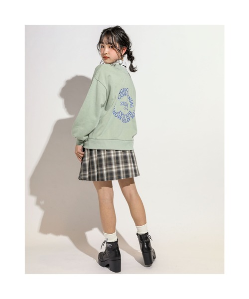 ZIDDY(ジディ)の「ZIDDY/【 前後着用可能 】 2WAY ロゴ カーディガン (130~160cm)(カーディガン/ボレロ・キッズ・オフホワイト/グリーン・150/130/140/160)」の20枚目の写真