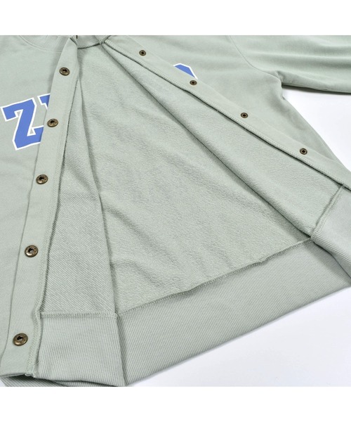 ZIDDY(ジディ)の「ZIDDY/【 前後着用可能 】 2WAY ロゴ カーディガン (130~160cm)(カーディガン/ボレロ・キッズ・オフホワイト/グリーン・150/130/140/160)」の12枚目の写真