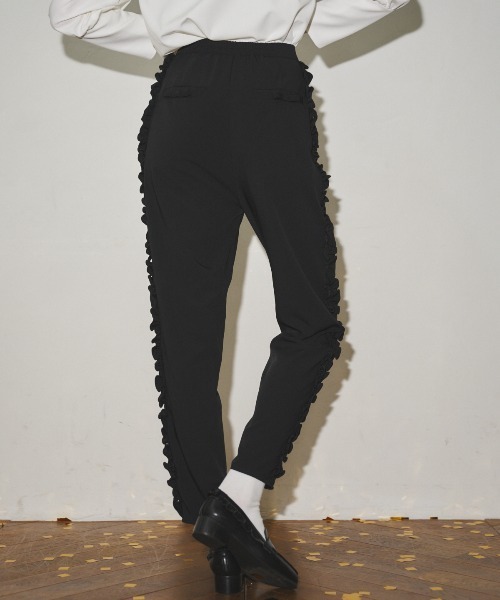 MIRO AMURETTE サイドプリーツパンツ MIRO AMURETTE（ミロアミュレット）の「side pleats pants