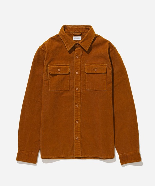 Saturdays NYC（サタデーズ ニューヨークシティ ）の「Nolan Washed Cord LS Shirt（シャツ/ブラウス・メンズ・ブラック/ダークブラウン・L/M/S/XL）」の3枚目の写真