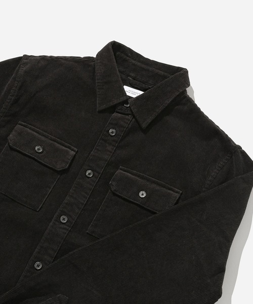 Saturdays NYC（サタデーズ ニューヨークシティ ）の「Nolan Washed Cord LS Shirt（シャツ/ブラウス・メンズ・ブラック/ダークブラウン・L/M/S/XL）」の12枚目の写真