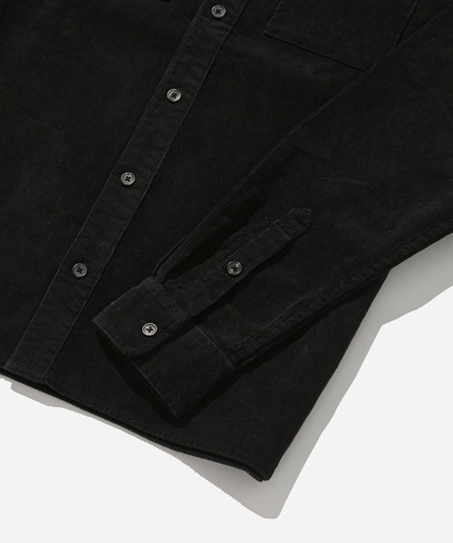 Saturdays NYC（サタデーズ ニューヨークシティ ）の「Nolan Washed Cord LS Shirt（シャツ/ブラウス・メンズ・ブラック/ダークブラウン・L/M/S/XL）」の14枚目の写真