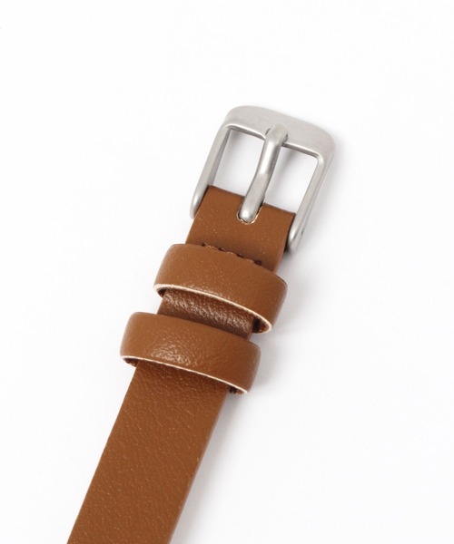 studio CLIP（スタディオクリップ）の「ソフトカラーウォッチ（アナログ腕時計・レディース・イエロー/ブラウン/ライトグレー/ピンク・FREE）」の13枚目の写真