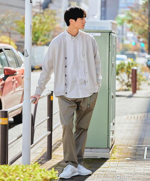 green label relaxing（グリーンレーベルリラクシング）の「スビンコード Vネック カーディガン（カーディガン/ボレロ・メンズ・オレンジ/ネイビー/ライトグレー/ターコイズブルー・M/XL/S/L）」の5枚目の写真