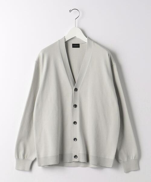 green label relaxing（グリーンレーベルリラクシング）の「スビンコード Vネック カーディガン（カーディガン/ボレロ・メンズ・オレンジ/ネイビー/ライトグレー/ターコイズブルー・M/XL/S/L）」の13枚目の写真