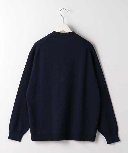 green label relaxing（グリーンレーベルリラクシング）の「スビンコード Vネック カーディガン（カーディガン/ボレロ・メンズ・オレンジ/ネイビー/ライトグレー/ターコイズブルー・M/XL/S/L）」の16枚目の写真