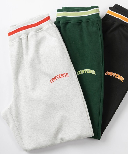 CONVERSE(コンバース)の「【CONVERSE/コンバース】ダンボールニット ワンポイント ブランドロゴプリント リブラインスウェットパンツ/リラックスパンツ(その他パンツ・メンズ・グリーン/ブラック/グレー/オフホワイト/ブルー・M/L/XL)」の16枚目の写真