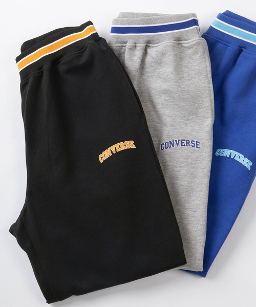 CONVERSE(コンバース)の「【CONVERSE/コンバース】ダンボールニット ワンポイント ブランドロゴプリント リブラインスウェットパンツ/リラックスパンツ(その他パンツ・メンズ・グリーン/ブラック/グレー/オフホワイト/ブルー・M/L/XL)」の17枚目の写真