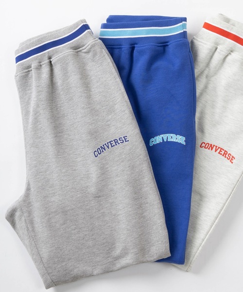 CONVERSE(コンバース)の「【CONVERSE/コンバース】ダンボールニット ワンポイント ブランドロゴプリント リブラインスウェットパンツ/リラックスパンツ(その他パンツ・メンズ・グリーン/ブラック/グレー/オフホワイト/ブルー・M/L/XL)」の6枚目の写真